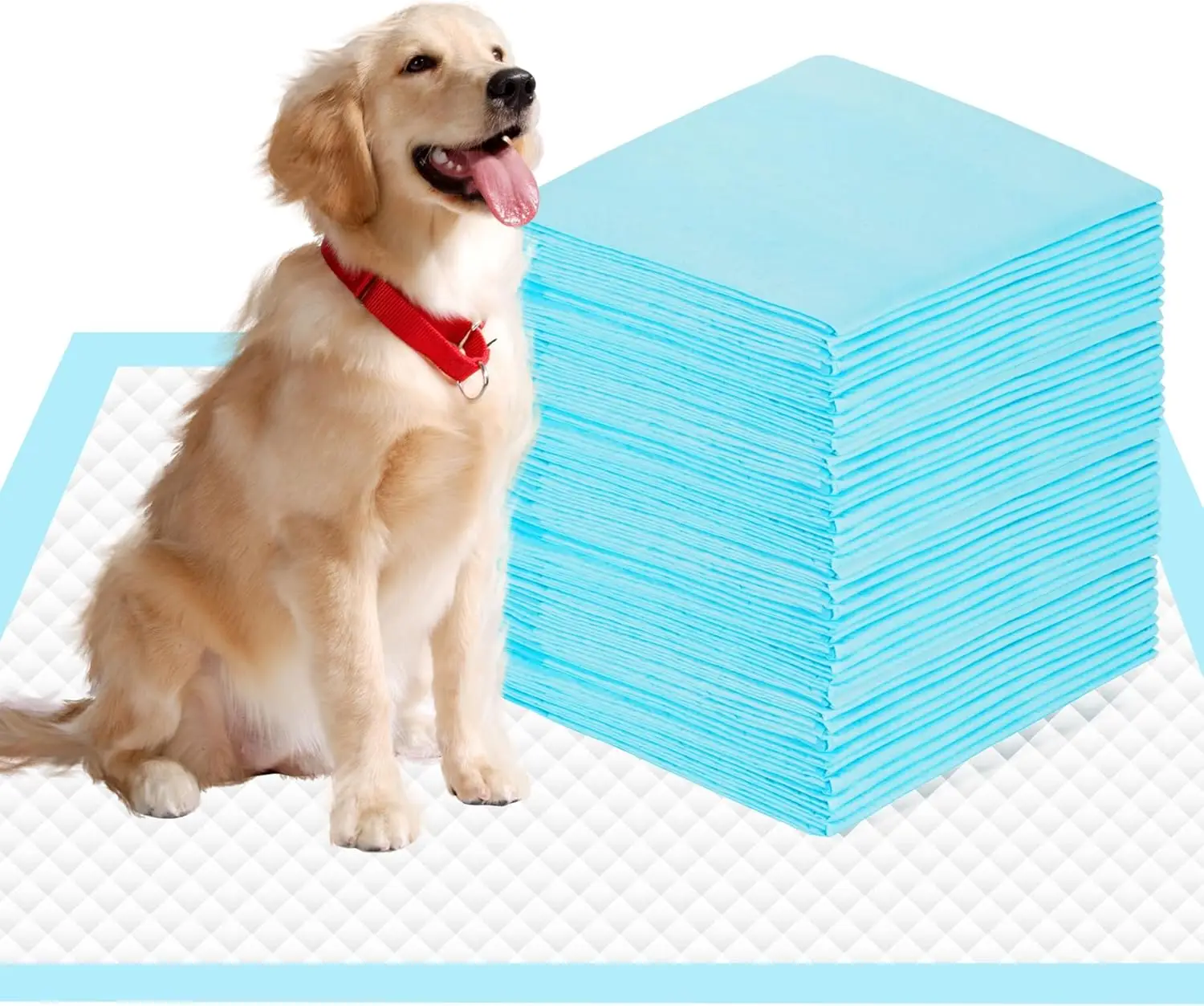 

Extra Large 28x34 Super Absorbent Leakproof Quick Dry Disposable Puppy Training Pads for Dogs 10 Count