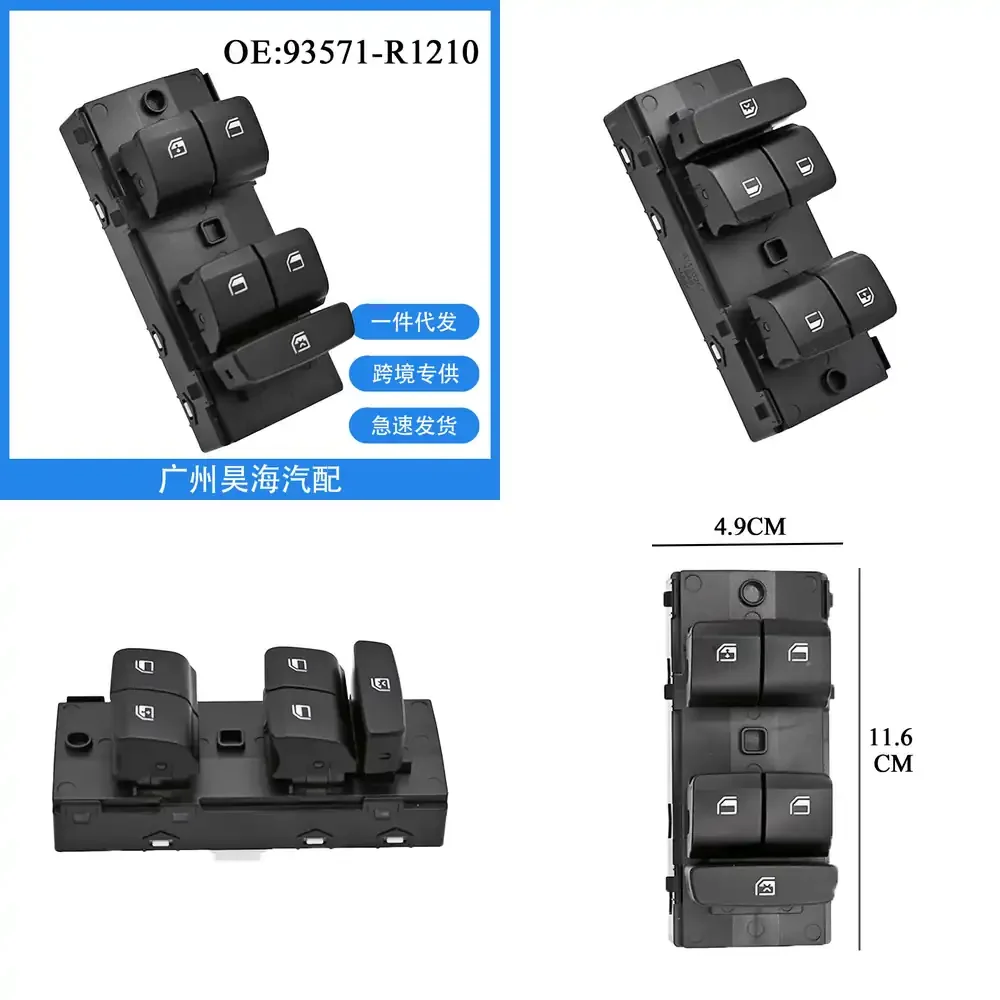 

Window Lift Switch for 19 20 21 22 23 24 Hyundai HB Driver Side Power Window Control Switch Car Accessories Auto Parts for