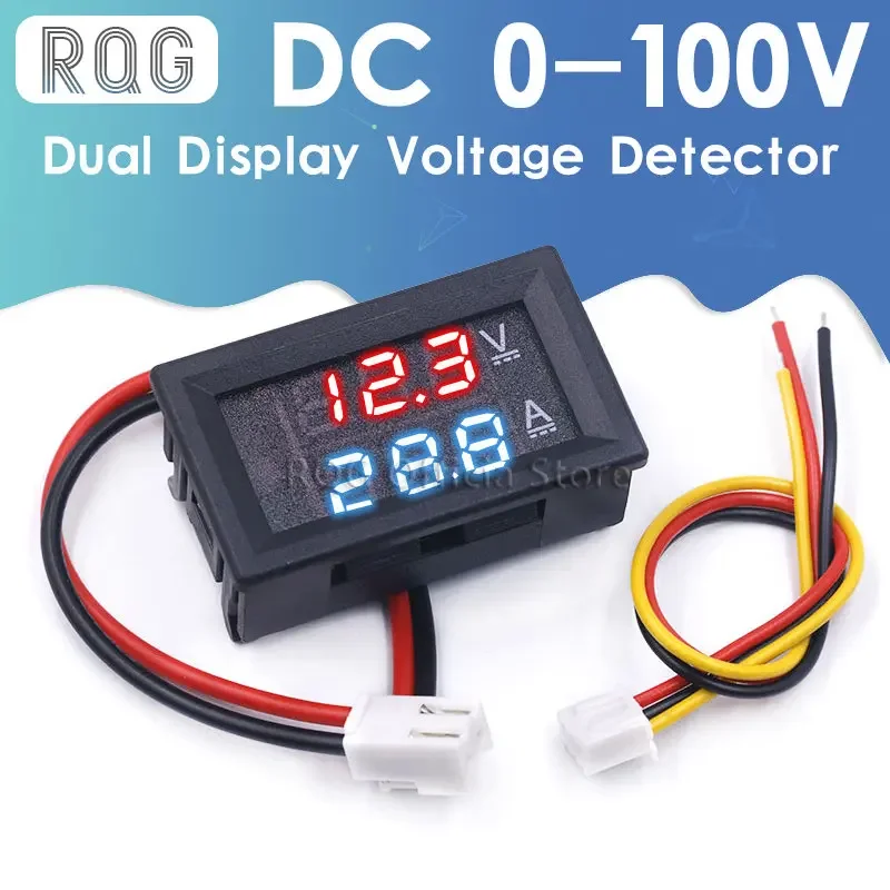 DC 0-100V 10A Digital Voltmeter Amperemeter Dual Display Spannung Detektor Current Meter Panel Amp Volt Gauge 0.28 \