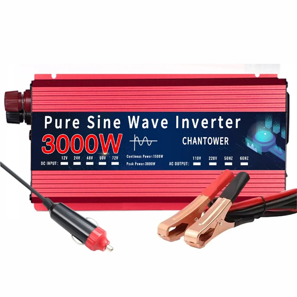 

Pure sine wave inverter, household car converter, high-power universal 12V24V high-quality portable