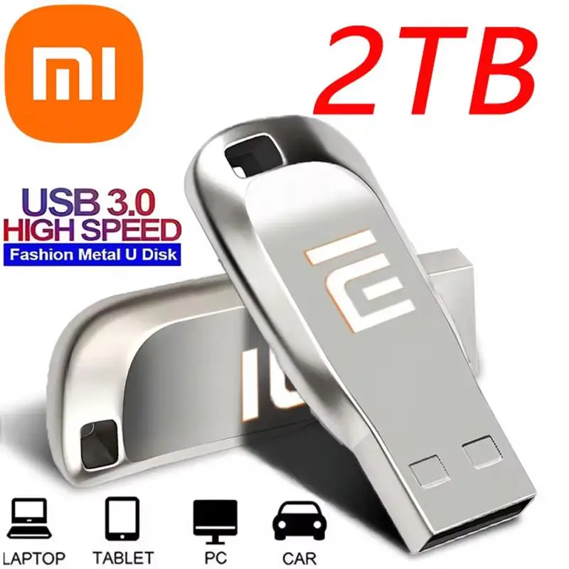 Xiaomi Pen Drive 2 TB USB 3.0 Flash Metal Drive 1TB Large Capacity High-Speed Transfer Storage Waterproof Memory U Disk Original