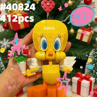 

НОВИНКА 2026: Креативный конструктор «Милый птичонок» (412 деталей) — игрушка для детей, подарок на День рождения и Рождество