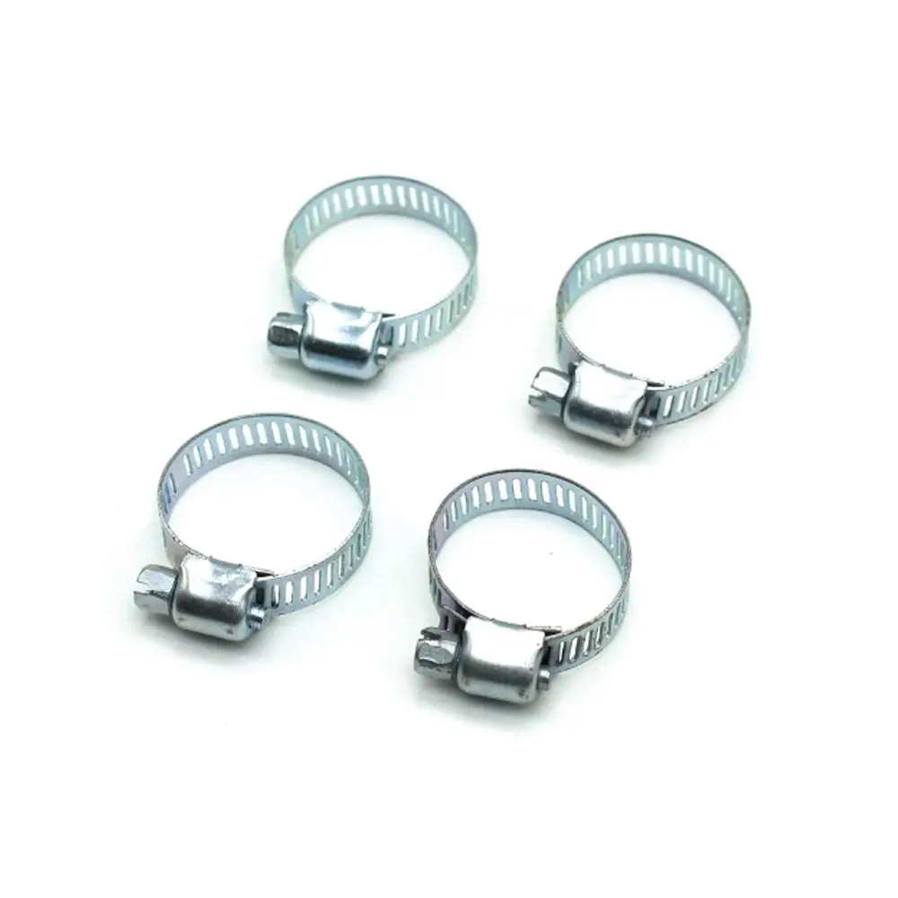 Stainless hose band 4 pieces faucet hose connection