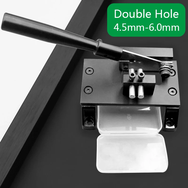 Lead Wire Scissors Wire Positioning Cutter 4.5-6.0mm Double-Hole Positioning Scissors Hose Cutter Cutting Machine