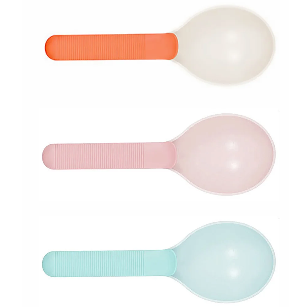 

3pcs Cat Scoop Plastic Pet Food Shovel Thickened Non-Slip Handle For Dog Cat Food Measuring Scoop Pet Supplies