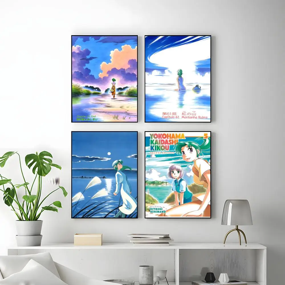 Hot Y-Yokohama Kaidashi Kikou Poster HD Versatile Waterproof Wall Decor Self Adhesive Perfect for Any Room & Ideal Gift