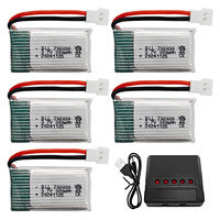 3.7V 300mAh Li-Po Battery+Charger For Syma S39 X11 WLToys V911S A120 XK V966 UDI U816A Hubsan X4 H107L DFD F180W F180C HS170