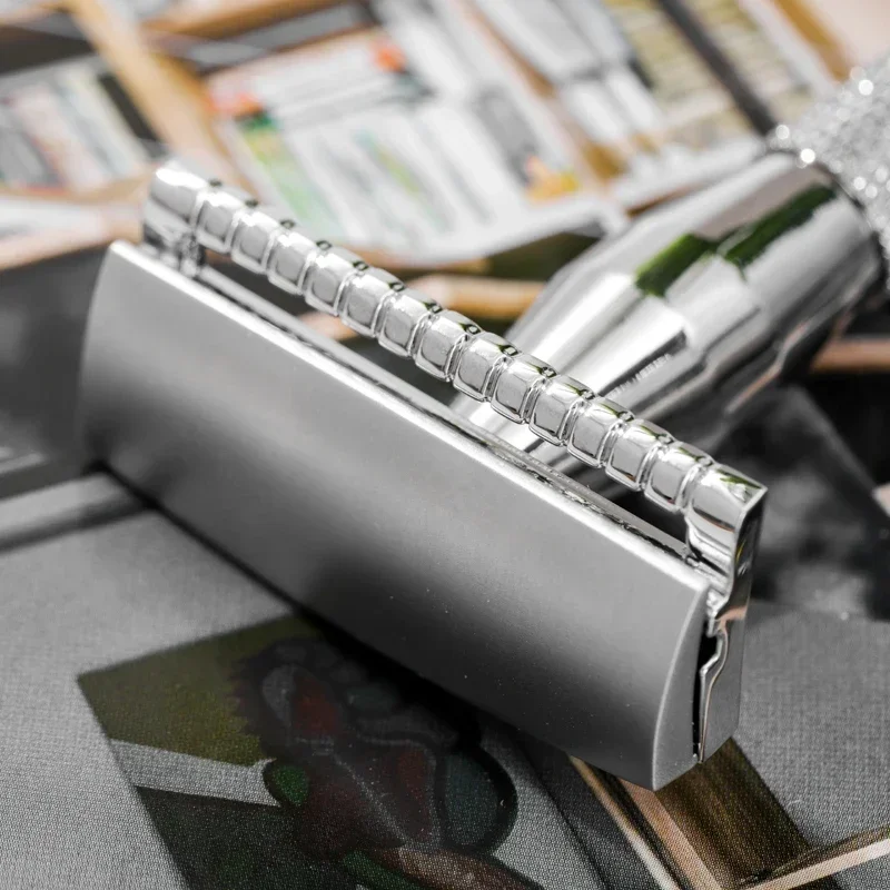 Бритва YAQI Razzo Rocket, хромированный цвет, безопасная бритва с алюминиевой ручкой для мужчин, подарок на день рождения для парня