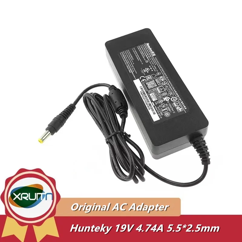 オリジナル Huntkey HKA09019047-6U HKA09019047-6D 19V 4.74A 90W AC DC アダプターインテル NUC オールインワンラップトップ電源充電器用