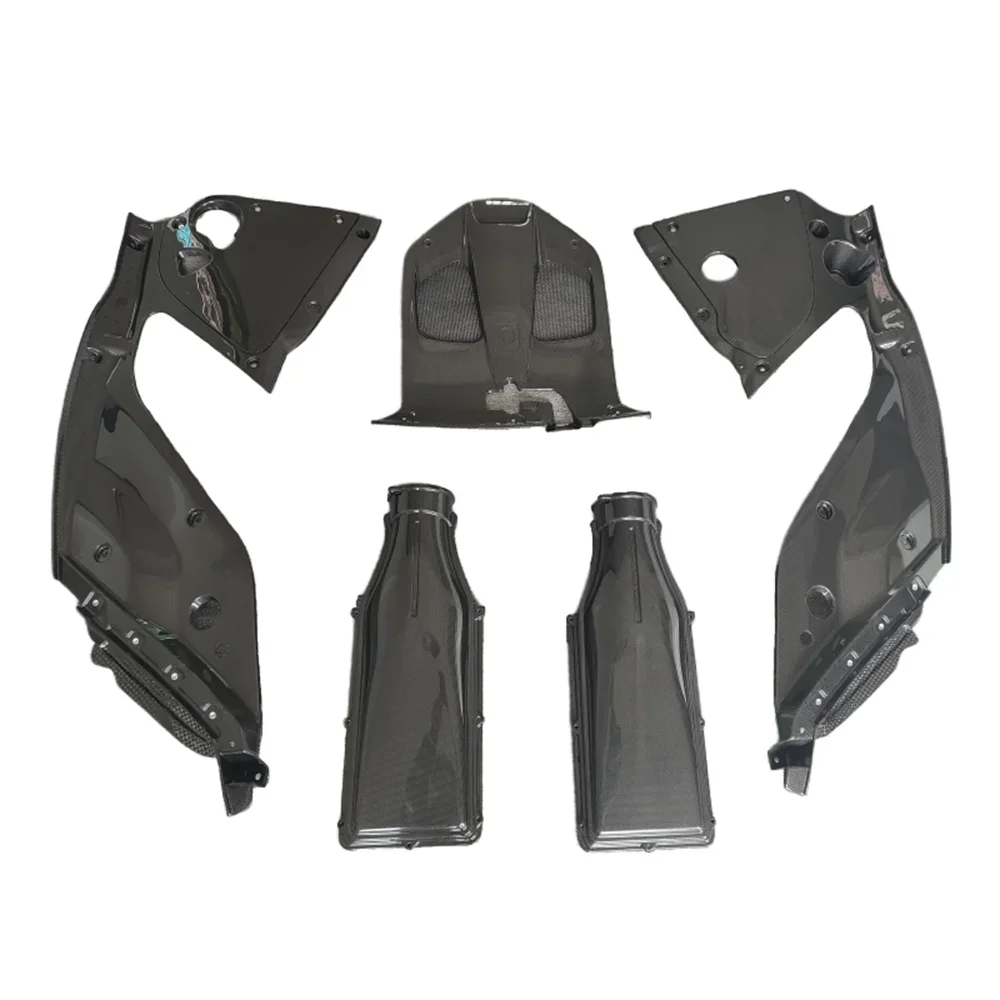 Suitable for Ferrari 812 dry carbon fiber front engine hood and front intake engine cover plate