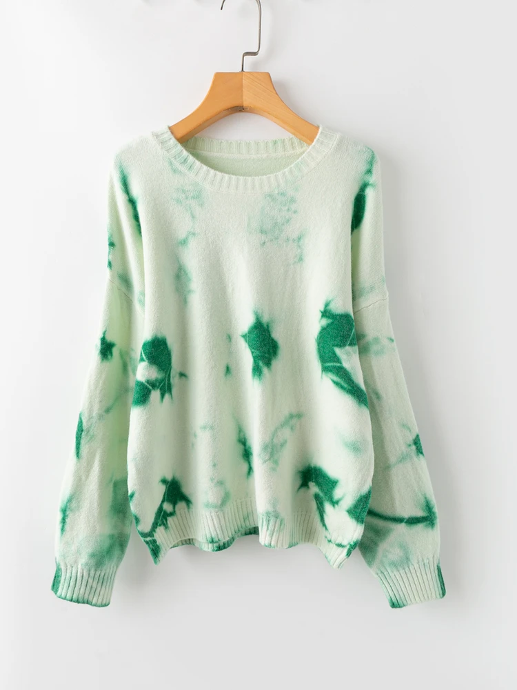 

Модный удобный теплый круглый вязаный свитер Ne Long Sve, весна-осень-зима, корейский свободный крой, полиэтиленный...