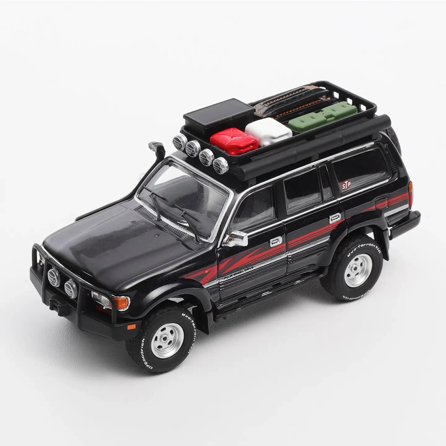 GCD 1:64 LandCruiser LC80 modifiziertes Legierungsautomodell mit Zubehör