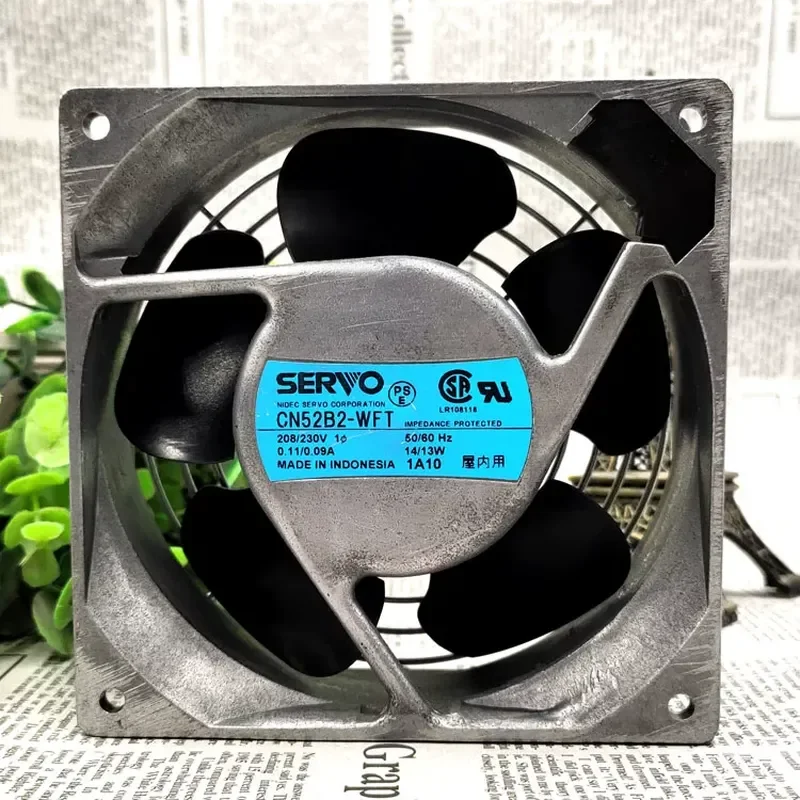 For New SERVO CN52B2-WFT AC208/230V 0.11/0 12cm cooling fan