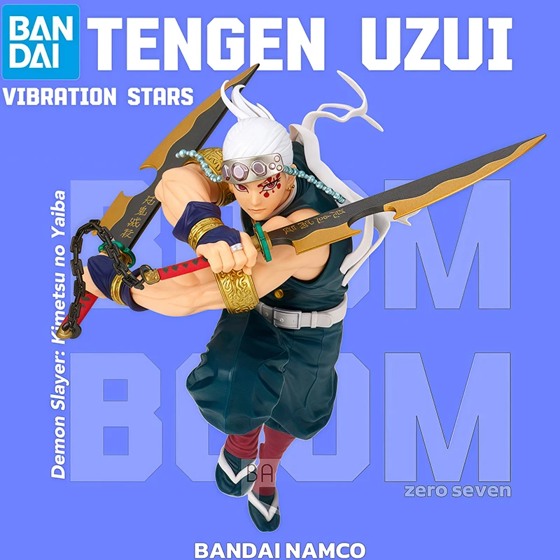 

Подлинная фигурка BANDAI NAMCO BANPRESTO Demon Slayer: Kimetsu no Yaiba VIBRATION STARS Tengen Uzui из ПВХ, новая и нераспечатанная кукла в подарок