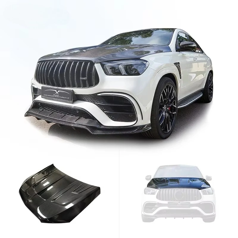 2020-2024 for Mercedes Benz GLE GLS Coupe Carbon Fiber Hood&Engine Cover&bonnet New Condition for Coupe Car Modification