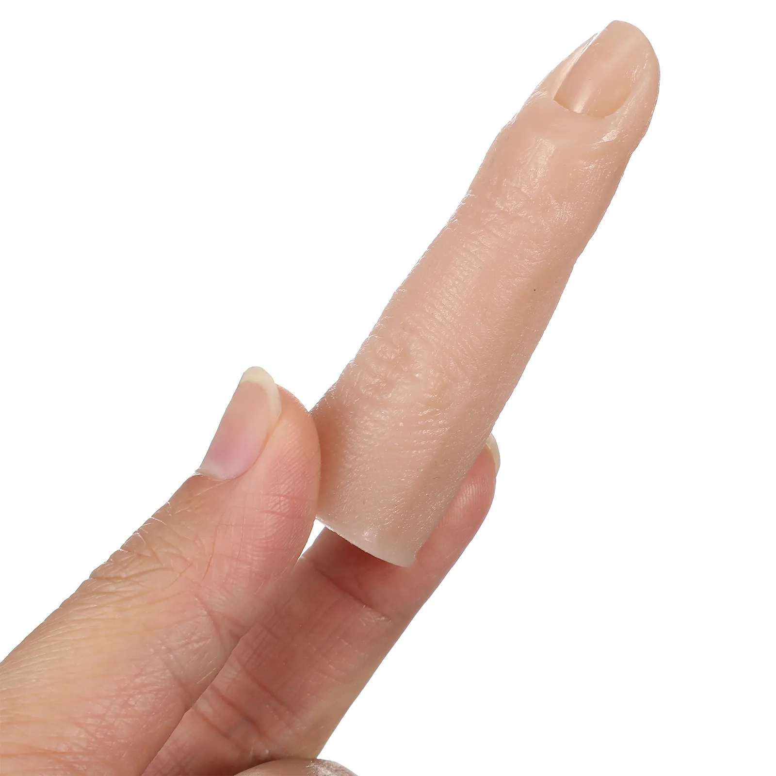 

Премиальный силиконовый манекен пальца для маникюра, тренировок, обучения нейл-арту, для начинающих, многоразовый, гибкий, имитация пальца для маникюра и педикюра