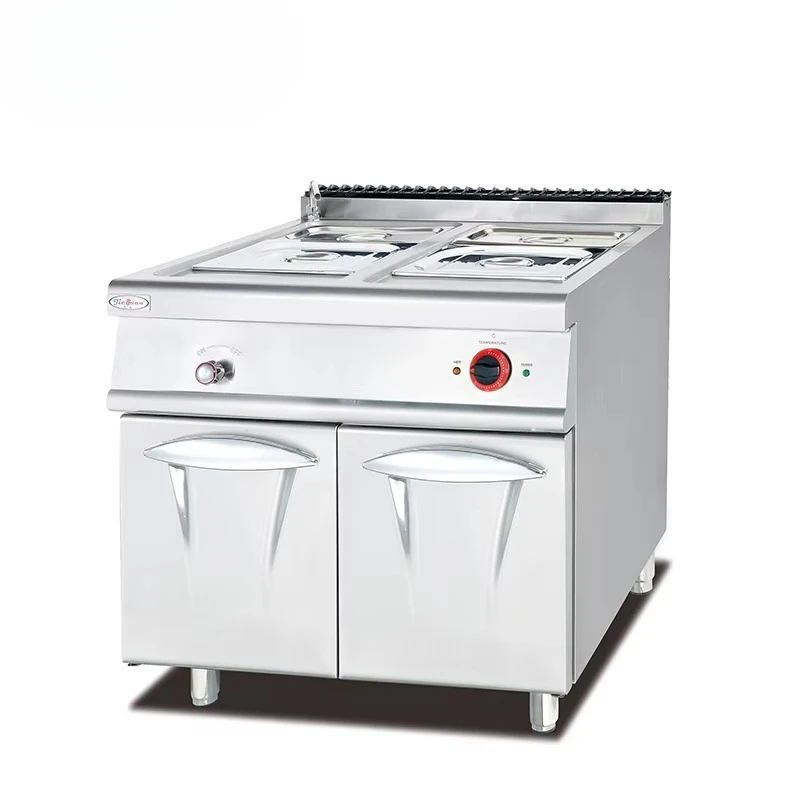 

Vertical Bain Marie With Cabinet Restaurant Equipment EH-884 Electric Soup Bain Marie Bain Marie Food Warmer