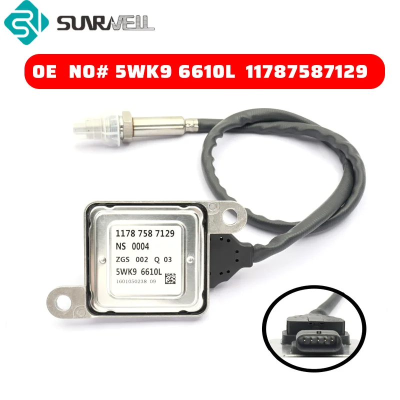 11787587129 5WK96610L Nitrogen Oxide Sensor Nox Sensor for BMW E60 E61 E63 E64 E90 E91 E92 E93 E83 E82 E81 E87 N53 325i 330i