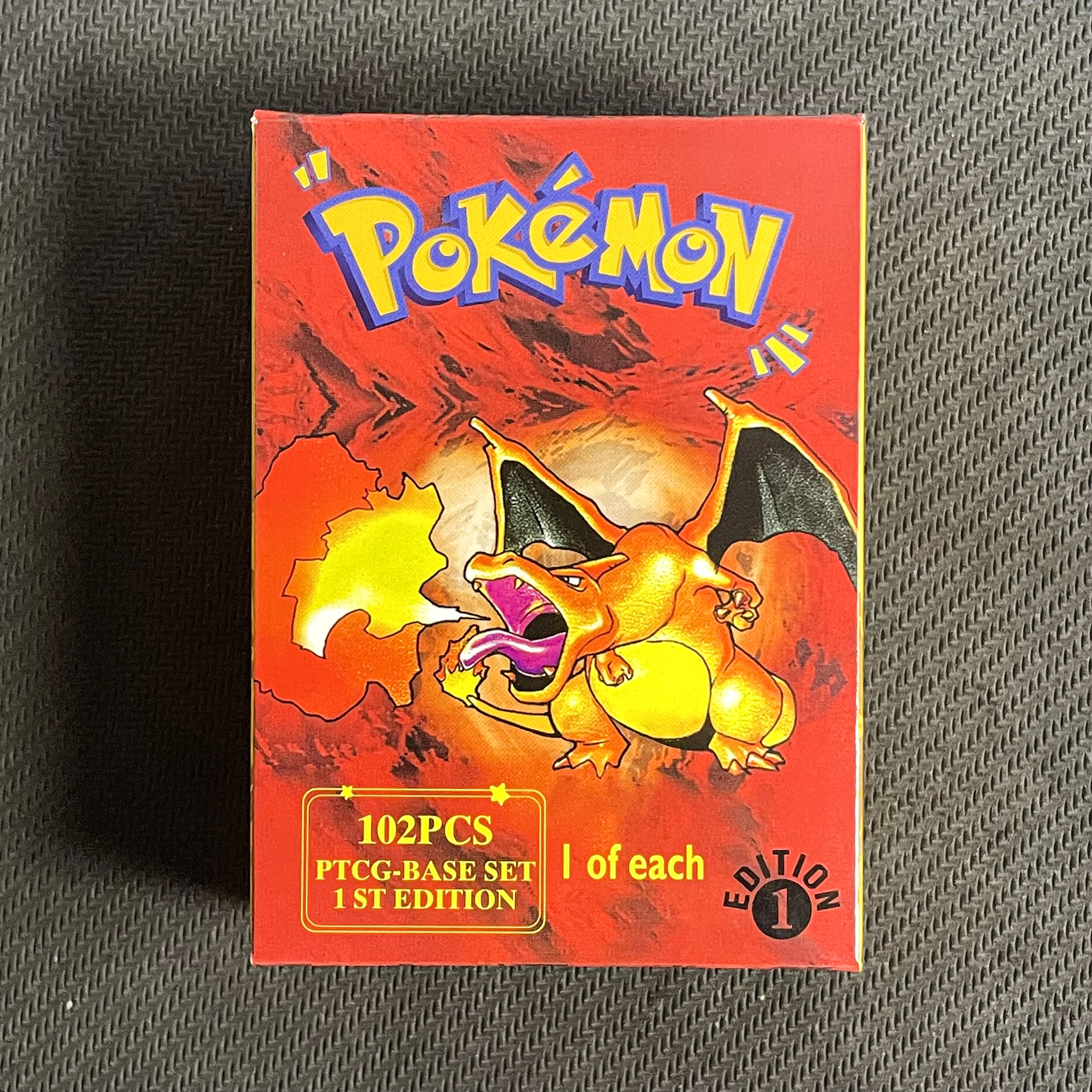 102PCS 1st Edition Pokemon Base Set1 Cards Chansey Charizard