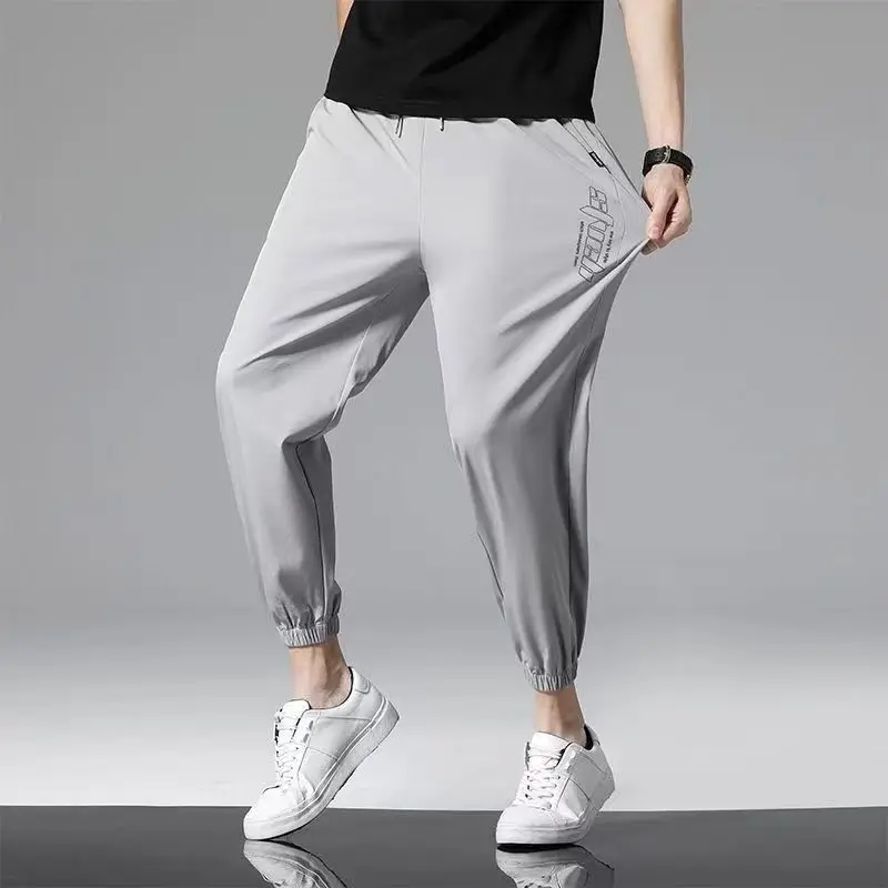 Casual Pants For Men Solid Color Slim Fit Fashion Trousers High Quality Design Streetwear Brand Pants Male