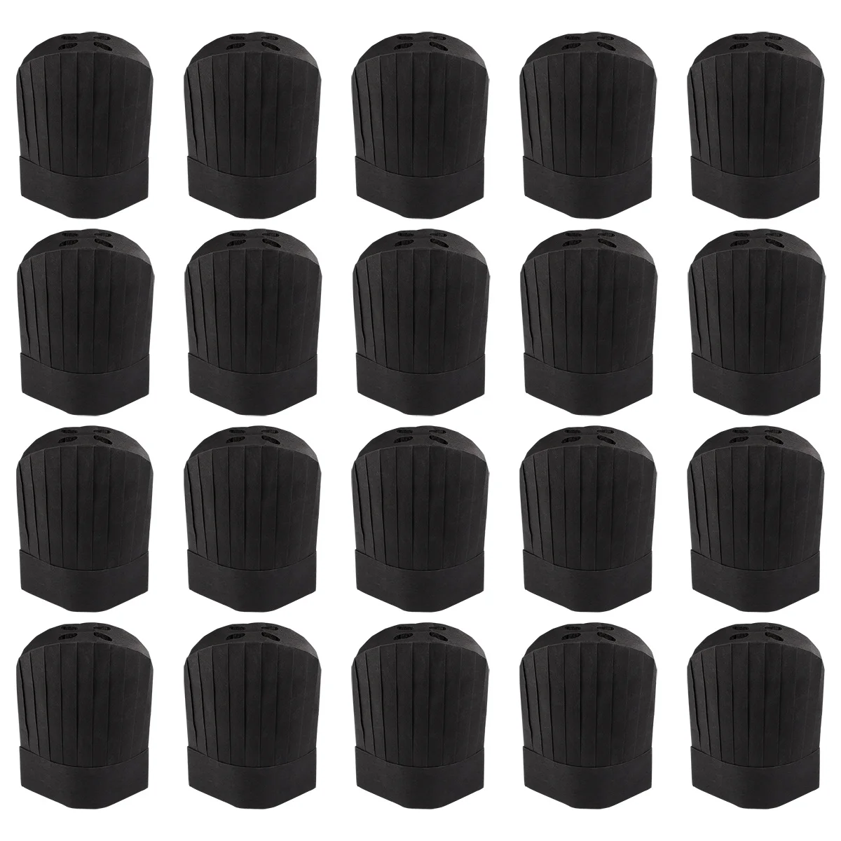 Chapeau de Chef jetable, 20 pièces, doux pour la peau, Anti-salissure, casquette de cuisine unique, chapeau de Chef jetable pour le travail de la cuisine
