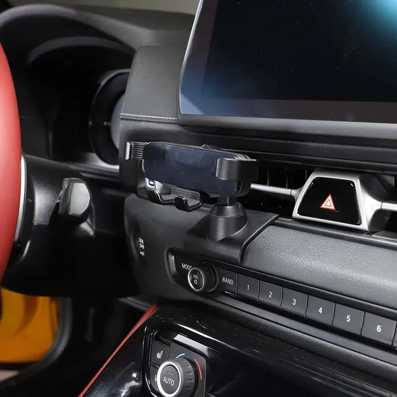 

Car Center Console Vents Mobile Phone Holder GPS Navigation Stand Rotatable Support for Toyota Supra GR A90 2019-2022 Auto Parts