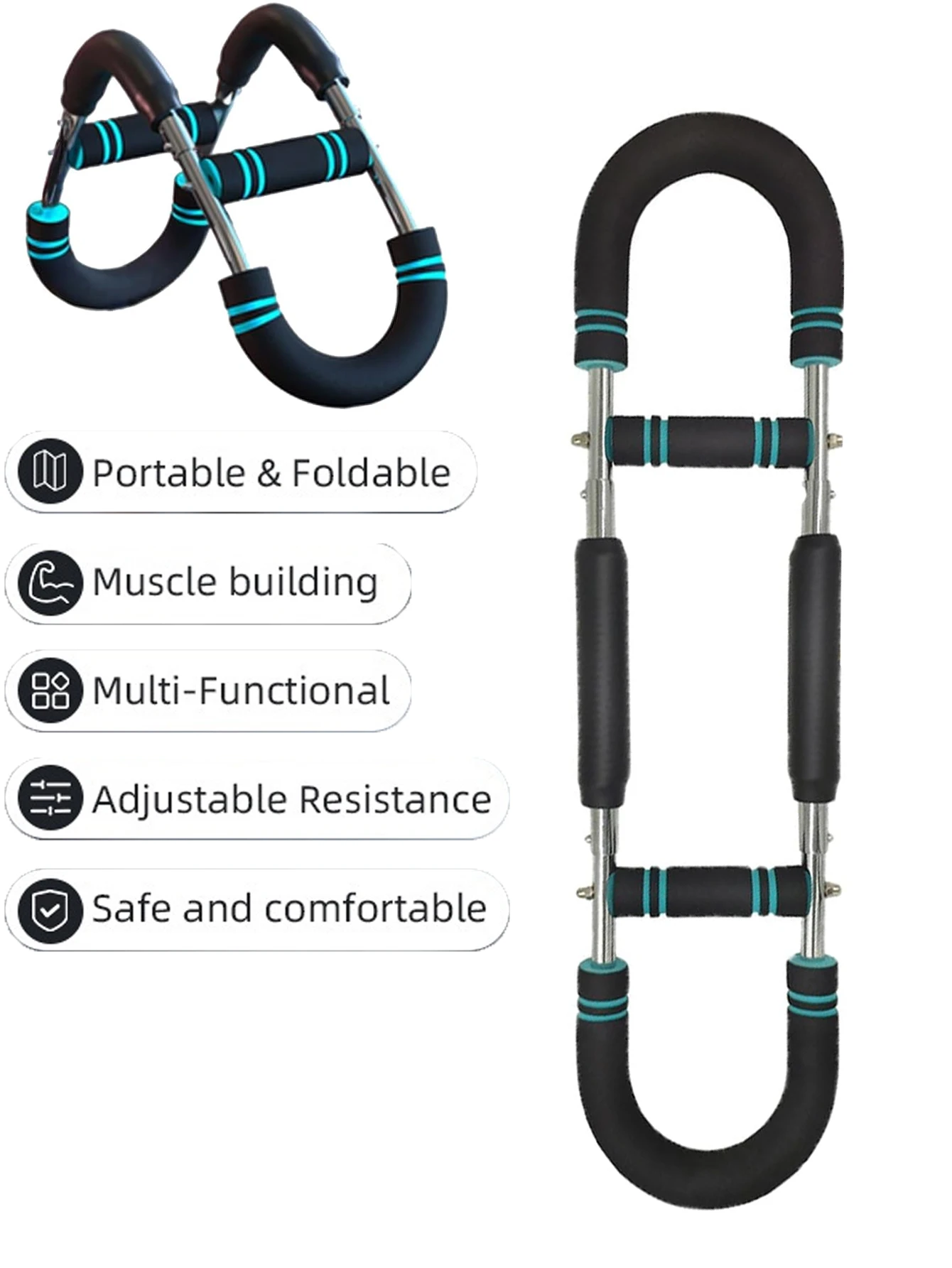 مدرب الذراع النهائي القابل للتعديل لتوسيع الصدر وتمارين الذراع وتدريبات عضلات الكتف واللياقة البدنية في أي مكان #6