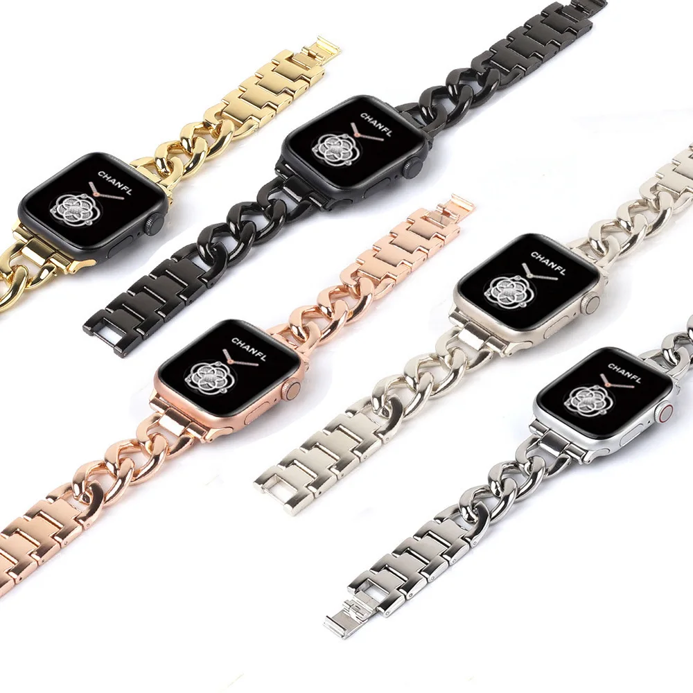 20Pcs Stainless Steel Strap for Apple Watch Band 41mm 45mm 40mm 44mm Metal Link Bracelet for iWatch Ultra 49mm 9 8 7 6 SE 5 4