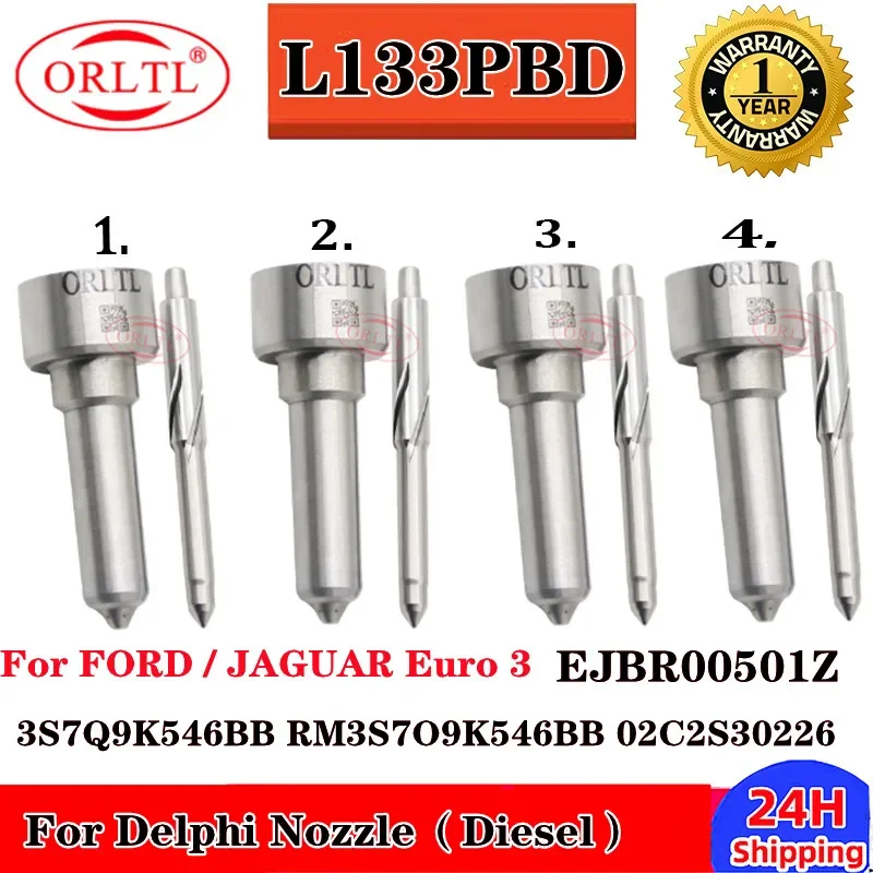 

4PCS L133PBD FOR FORD JAGUAR EJBR00501Z EJDR00501Z 3S7Q9K546BB RM3S7Q9K546BB 02C2S30226 Oil Nozzle Euro 3 L133PBC 22655E Diesel