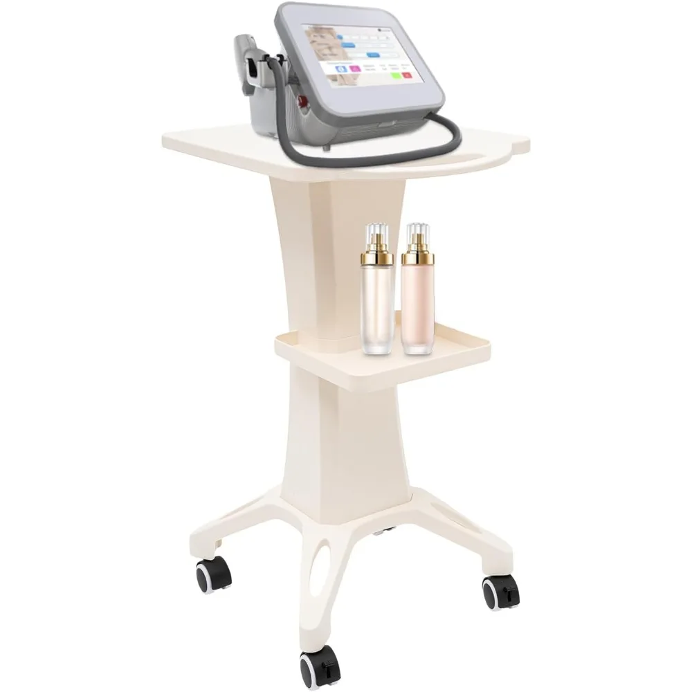 حامل عربة صالون مع عجلات 110 رطل عربة خدمة صالون تحميل قوي لأداة السبا عربة محطة صالون المتداول سبا