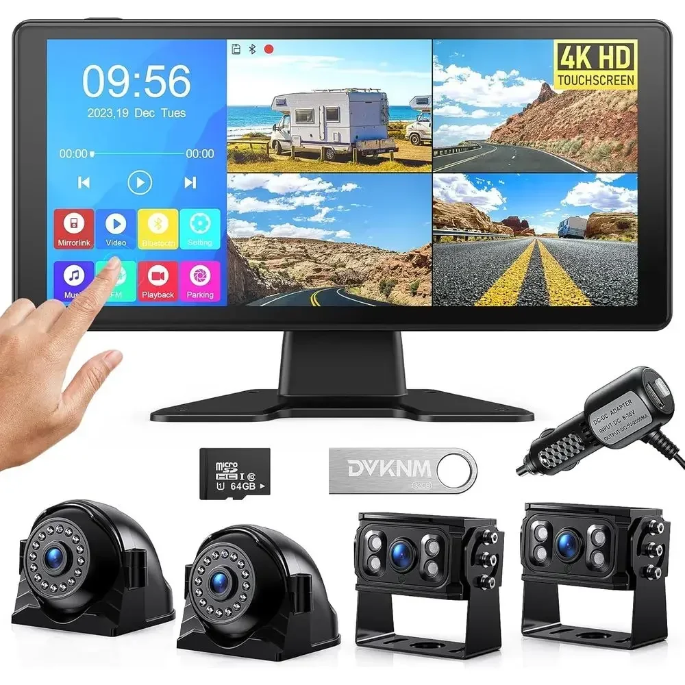 4K RV Backup Camera System 10.36