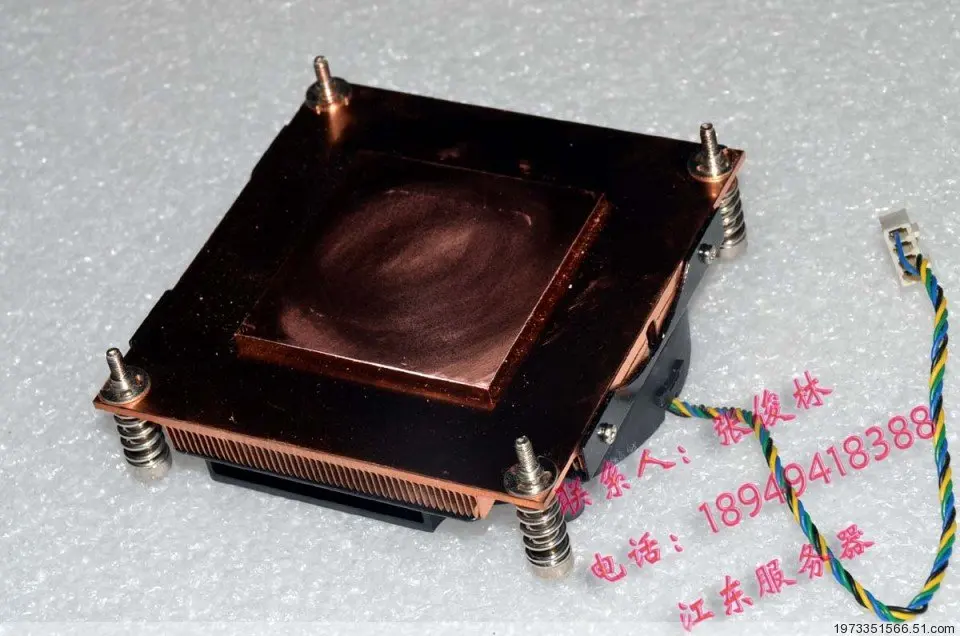 

ДЛЯ сервера COONONG 1U 2U, 1366-контактный радиатор с боковым выдувом + охлаждающий вентилятор