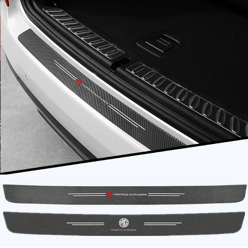 

1/4Pcs Self Adhesive Carbon Fiber Leather Door Sill Sticker for MG ZS EV HS EHS PHEV MG3 MG4 MG5 MG6 MG7 GT Anti Wear Protector