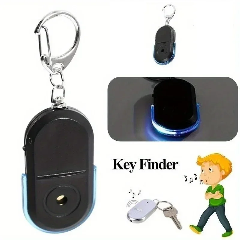 

Умный локатор ключей со звуковым звуком, светодиодный фонарик, портативный анти-потерянный брелок для автомобиля, домашнего офиса, управление ключами