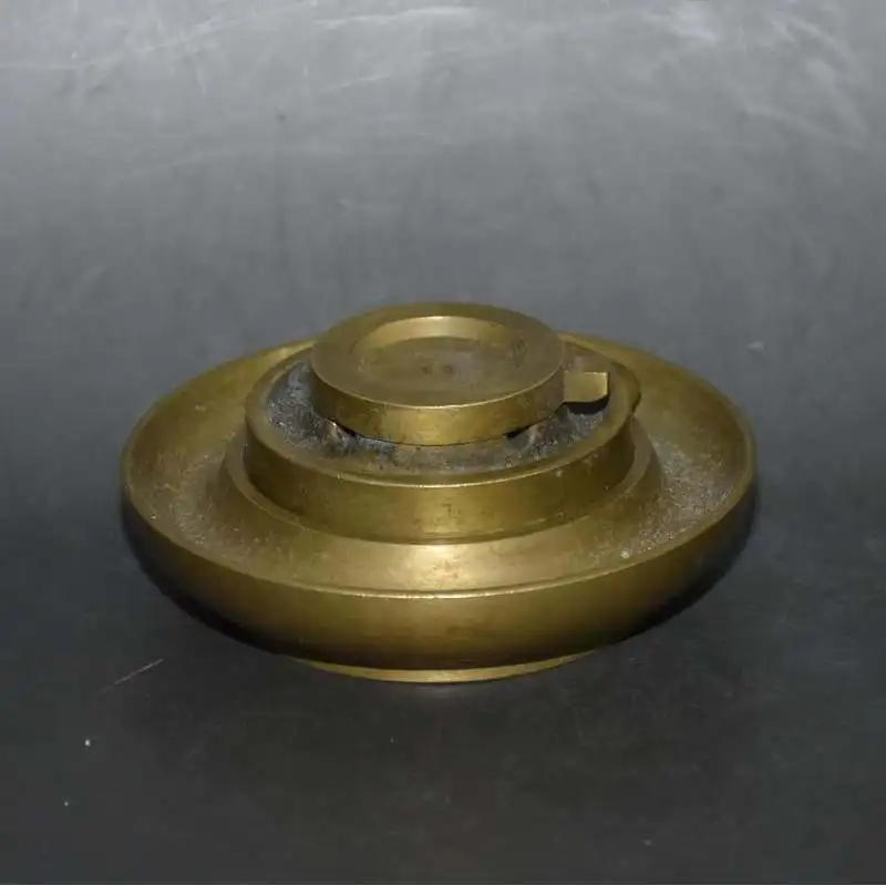 Antique Vintage Distressed Brass Backflow Incense Holder Home Living Room Decorative Metal Craft