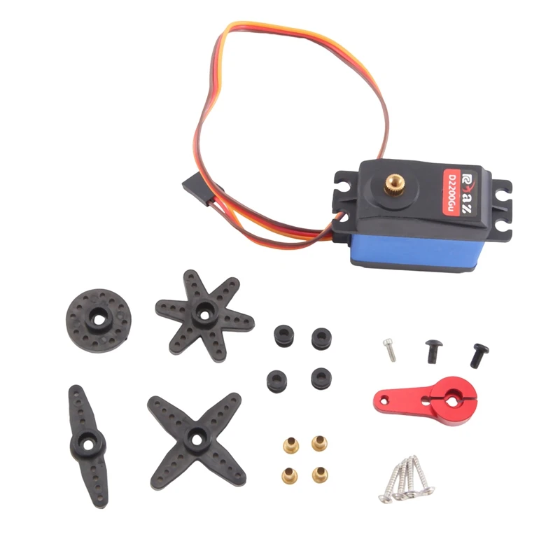 Short Body Servo SPT 4412LV 180° Digital Metal Gear Low Profile With Metal Arm For 1:10 1:12 RC Car SCX10 TRX4