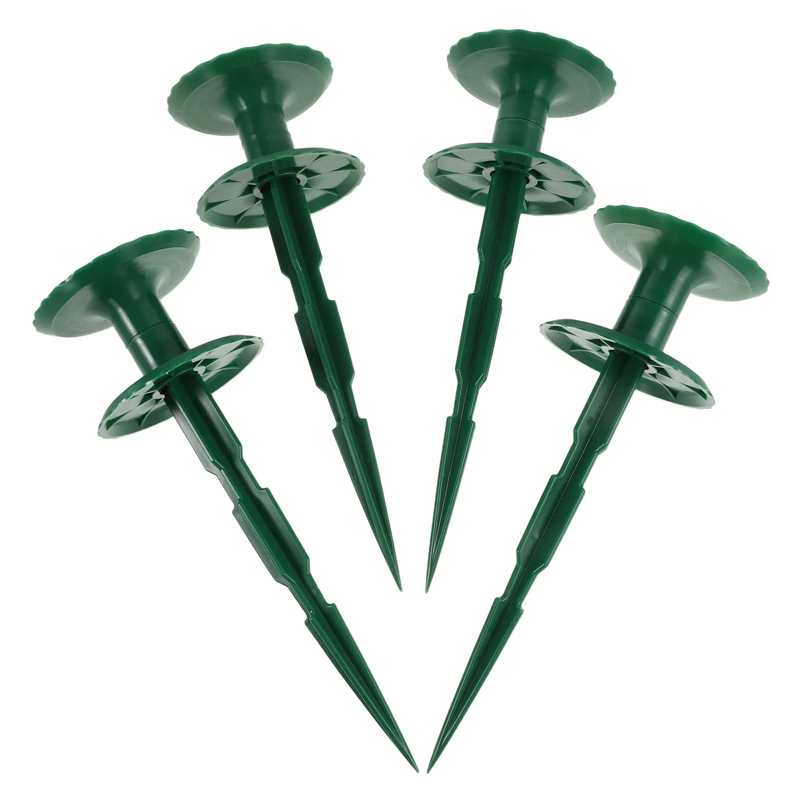 4 pcs Solar Lawn Light Ground Stakes Replacement Garden Outdoor Halloween Christmas New Year Garden Hose Guide Stake Double