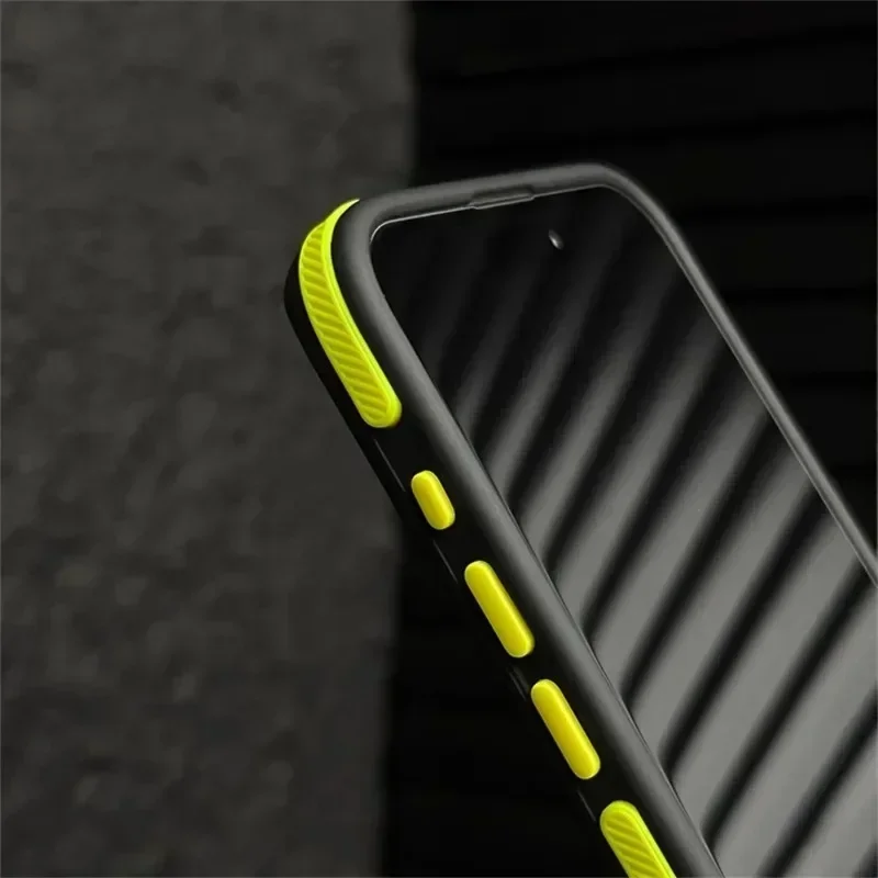 Fashion Translucent Shockproof Armor Bumper Case For iPhone 16 12 14 13 15 Pro Max 15Plus Magsafe Magnetic Wireless Charge Cover