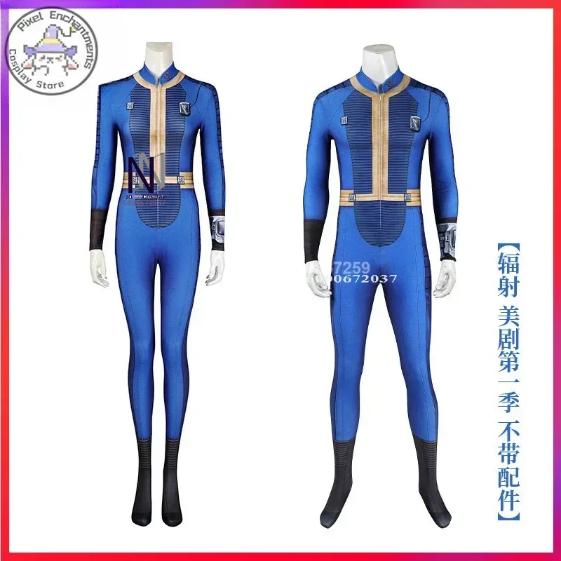 

Movie Fallout Lucy MacLean Cooper Howard Fallout Cosplay Jumpsuit Costume for Men and Women Halloween Cosplay Clothing Outfit