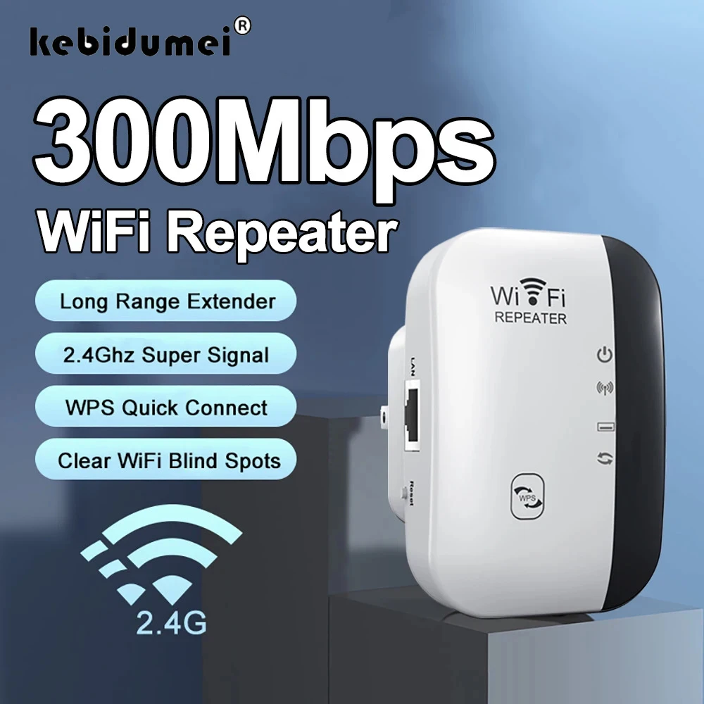 

300Mbps Wireless WiFi Repeater Signal Booster Wifi Extender Amplifier 802.11N WPS Long Range WiFi Booster Amplifier Repeater
