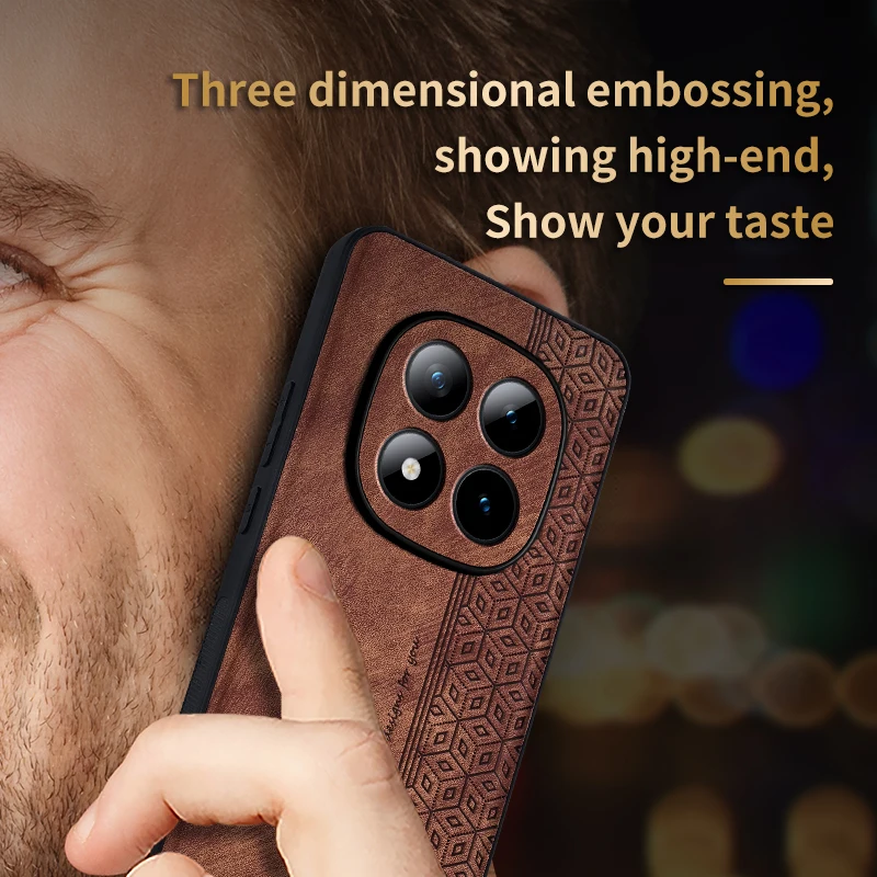 Funda para Xiaomi Redmi Note 17 Pro, serie Business Skin, compatible con Mi Note 17 15 Pro Plus 15 Pro 14 13 Mi Poco X7 X6 X5 Pro 4