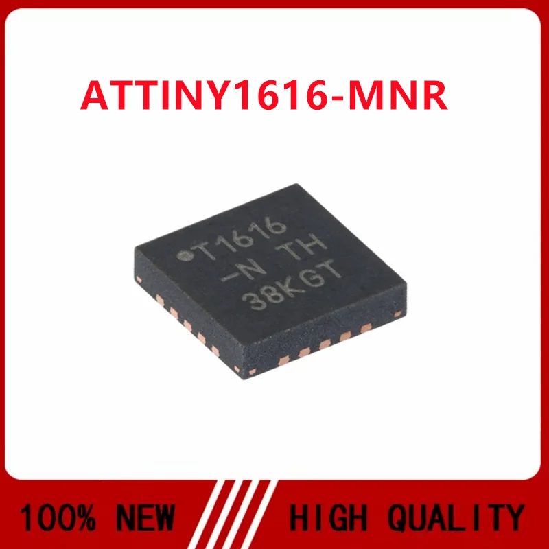 5PCS/LOT ATTINY1616-MNR ATTINY1616-MN ATTINY1616 T1616 T1616-N VQFN-20 Integrated circuit IC chip