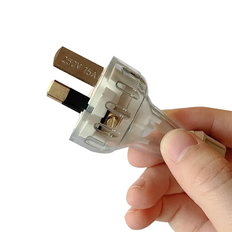 AU NZ Plug Assembled Rewireable Female Male Plug Socket 3 Prong Electrical AC Extension Cord Grounded Rewire Socket SAA