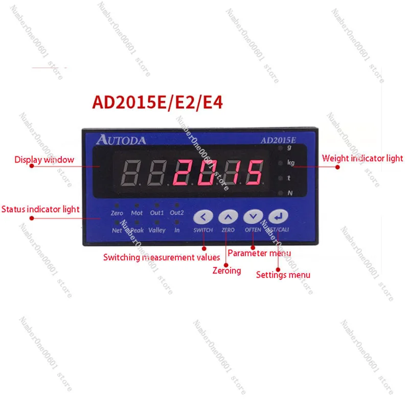 New Original AD2015E Weighing Display Controller Peak Weighing Instrument Weighing Sensor Display Relay