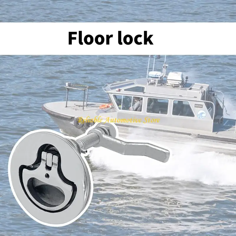 M68B Waterproof Boat Floor Hatches Lock Stainless Steel Rustproof Marine Hardware