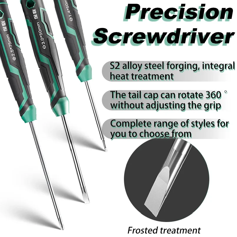 Precision Screwdriver Tools Mini Magnetic Screwdrivers with Phillips and Slotted for Fine Mechanics Watch Glasses Phone Repair