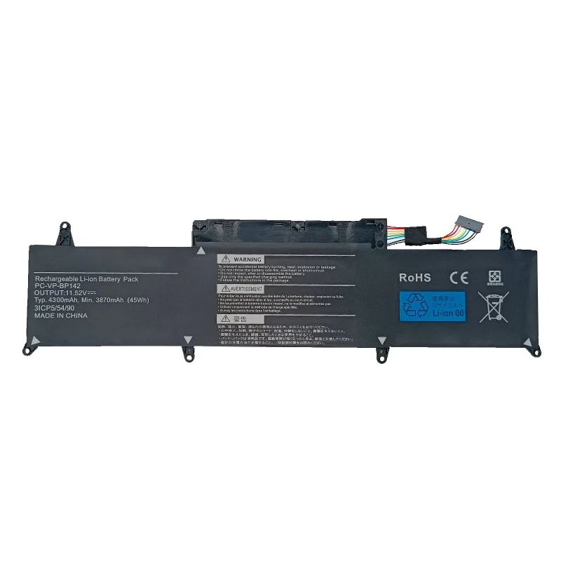 Laptop Battery for NEC PC VP BP142 PC-PM750BAG PM750BAL PM750BAR, 4300mAh Stable Long Lasting Replacement Notebook Battery