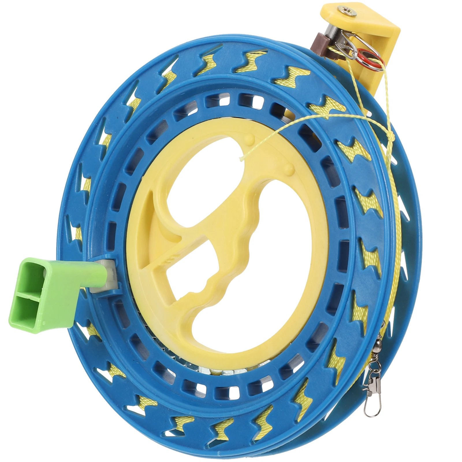 Bobine de ligne de verrouillage à cliquet pour cerf-volant en plastique, bobine de frein à main volant pour enfant