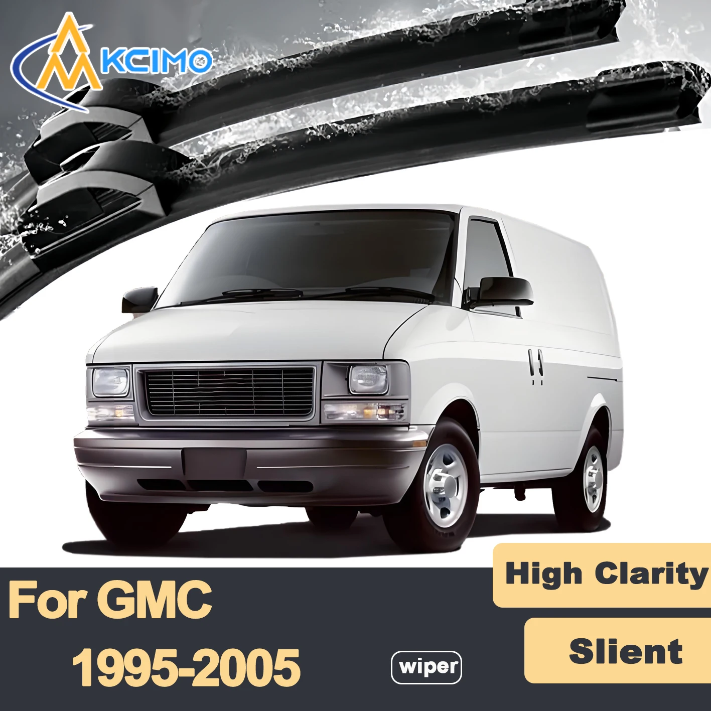 

Premium Rubber Durable Silent Windshield Wiper Blades 2pcs for GMC Safari 1995-2005 Chevrolet Astro Front Wiper Blades Set