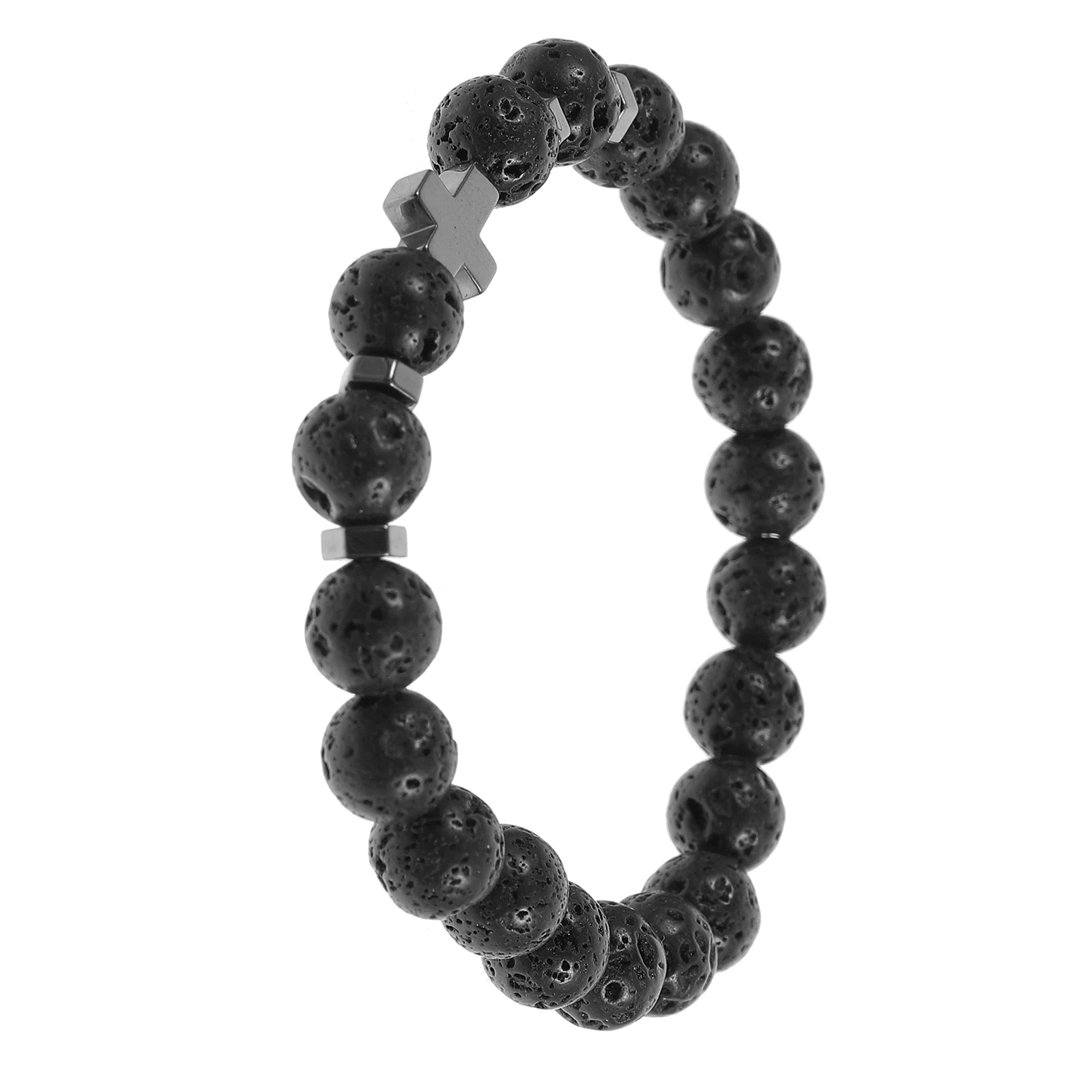 

1pc Cross Bead Bracelet Catholic Rosary Men Women Prayer Beads Hand Chain Charm Style Fashion Jewelry Gift